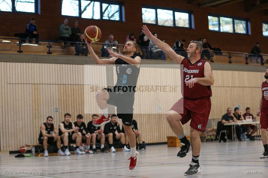 sport, action, TVB, TV Burgsinn, TBA, TB Arnstein Baskets, Sinngrundhalle, Burgsinn, Bezirksliga Herren, Basketball, BZL, 19.01.2025, 11. Spieltag - Bild-ID: 2461786