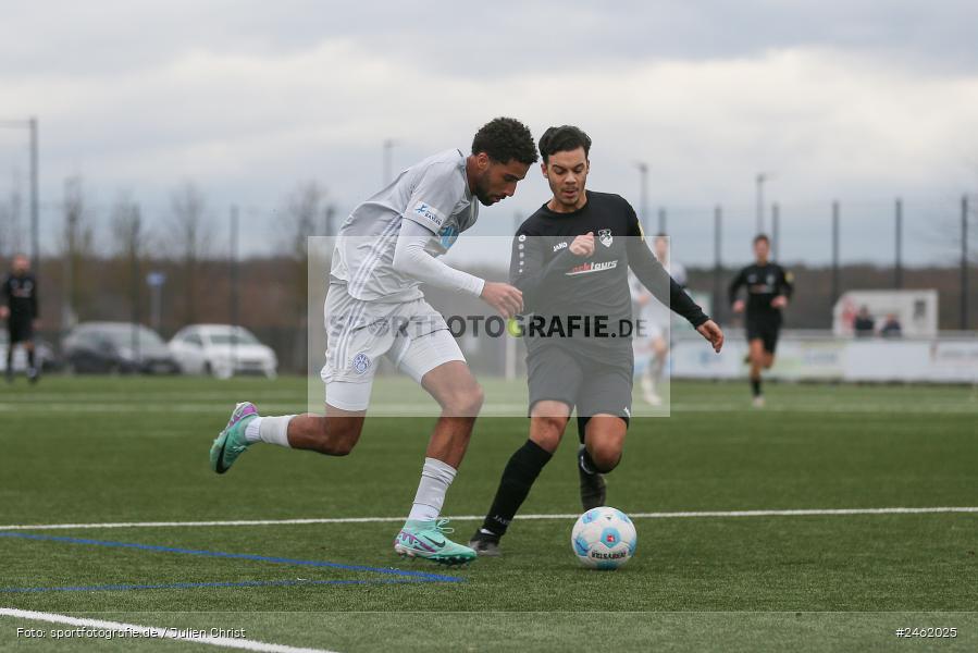 sport, action, Verbandsliga Hessen Süd, SVA, SV Viktoria Aschaffenburg, Regionalliga Bayern, KR1, HFV, FCE, Erlensee, BFV, 25.01.2025, 1. FC Erlensee - Bild-ID: 2462025