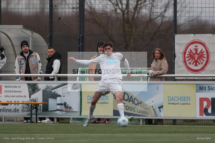 sport, action, Verbandsliga Hessen Süd, SVA, SV Viktoria Aschaffenburg, Regionalliga Bayern, KR1, HFV, FCE, Erlensee, BFV, 25.01.2025, 1. FC Erlensee - Bild-ID: 2462089