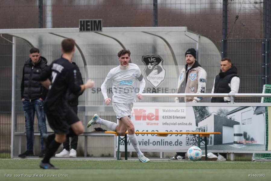 sport, action, Verbandsliga Hessen Süd, SVA, SV Viktoria Aschaffenburg, Regionalliga Bayern, KR1, HFV, FCE, Erlensee, BFV, 25.01.2025, 1. FC Erlensee - Bild-ID: 2462092