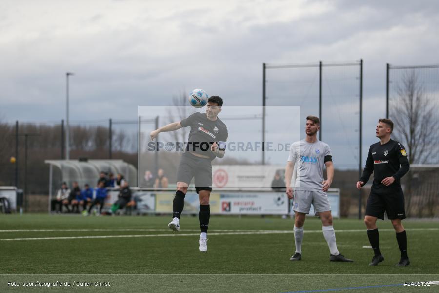 sport, action, Verbandsliga Hessen Süd, SVA, SV Viktoria Aschaffenburg, Regionalliga Bayern, KR1, HFV, FCE, Erlensee, BFV, 25.01.2025, 1. FC Erlensee - Bild-ID: 2462102