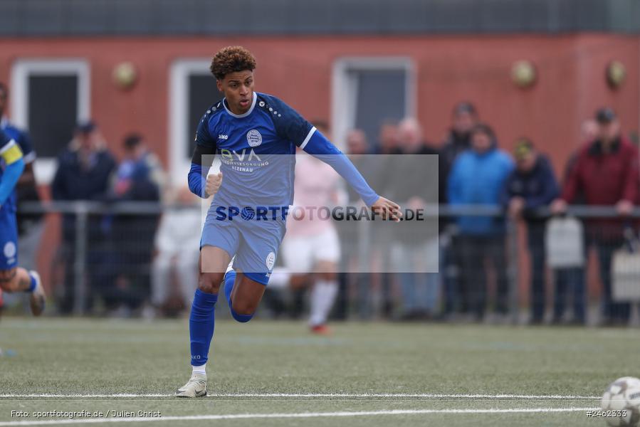 sport, action, Verbandsliga Hessen Süd, Städtisches Sportzentrum, SVH, SV Hummetroth, Hessenliga, HFV, FCB, FC Bayern Alzenau, Alzenau, 25.01.2025 - Bild-ID: 2462333
