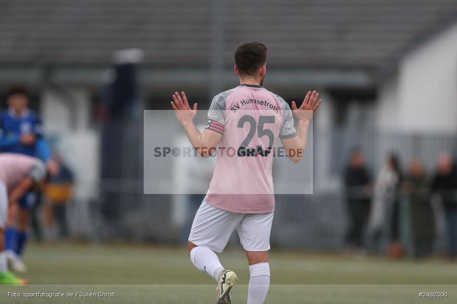 sport, action, Verbandsliga Hessen Süd, Städtisches Sportzentrum, SVH, SV Hummetroth, Hessenliga, HFV, FCB, FC Bayern Alzenau, Alzenau, 25.01.2025 - Bild-ID: 2462500