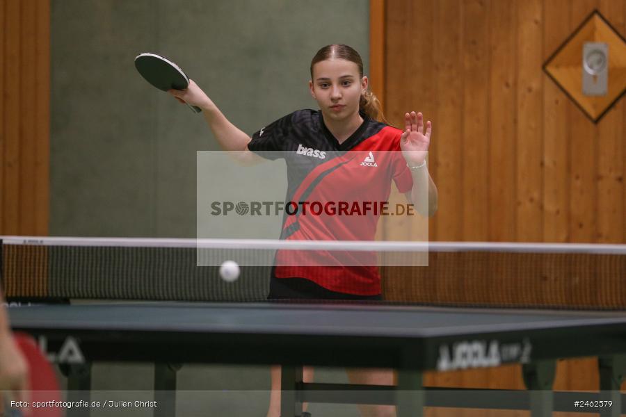 Vereinsheim, Wombach, 25.01.2025, sport, action, Damen Verbandsoberliga Nord, Tischtennis, SB Versbach, RV Viktoria Wombach III - Bild-ID: 2462579