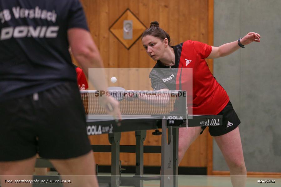 Vereinsheim, Wombach, 25.01.2025, sport, action, Damen Verbandsoberliga Nord, Tischtennis, SB Versbach, RV Viktoria Wombach III - Bild-ID: 2462582