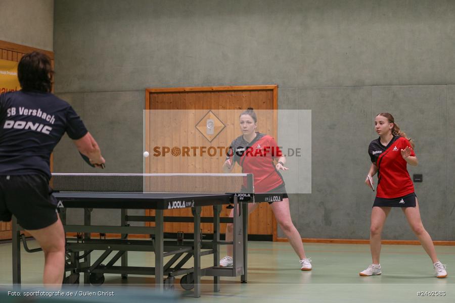 Vereinsheim, Wombach, 25.01.2025, sport, action, Damen Verbandsoberliga Nord, Tischtennis, SB Versbach, RV Viktoria Wombach III - Bild-ID: 2462583 Vereinsheim, Wombach, 25.01.2025, sport, action, Damen Verbandsoberliga Nord, Tischtennis, SB Versbach, RV Viktoria Wombach III - Bild-ID: 2462583