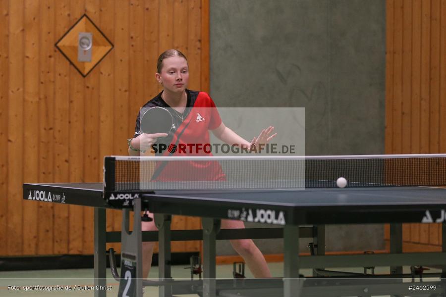 Vereinsheim, Wombach, 25.01.2025, sport, action, Damen Verbandsoberliga Nord, Tischtennis, SB Versbach, RV Viktoria Wombach III - Bild-ID: 2462599