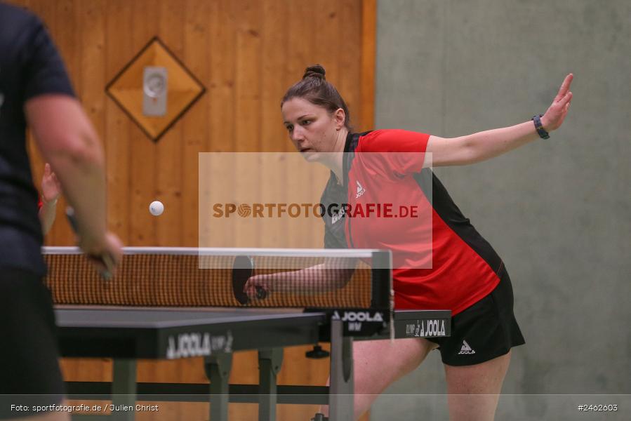 Vereinsheim, Wombach, 25.01.2025, sport, action, Damen Verbandsoberliga Nord, Tischtennis, SB Versbach, RV Viktoria Wombach III - Bild-ID: 2462603