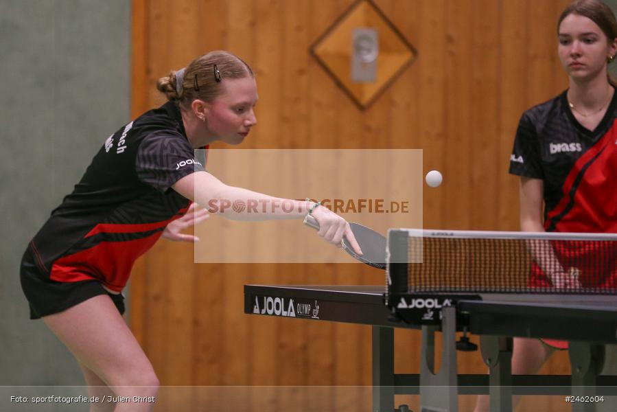 Vereinsheim, Wombach, 25.01.2025, sport, action, Damen Verbandsoberliga Nord, Tischtennis, SB Versbach, RV Viktoria Wombach III - Bild-ID: 2462604