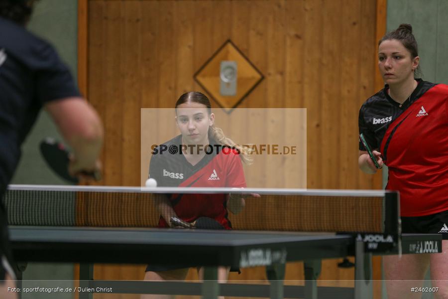 Vereinsheim, Wombach, 25.01.2025, sport, action, Damen Verbandsoberliga Nord, Tischtennis, SB Versbach, RV Viktoria Wombach III - Bild-ID: 2462607