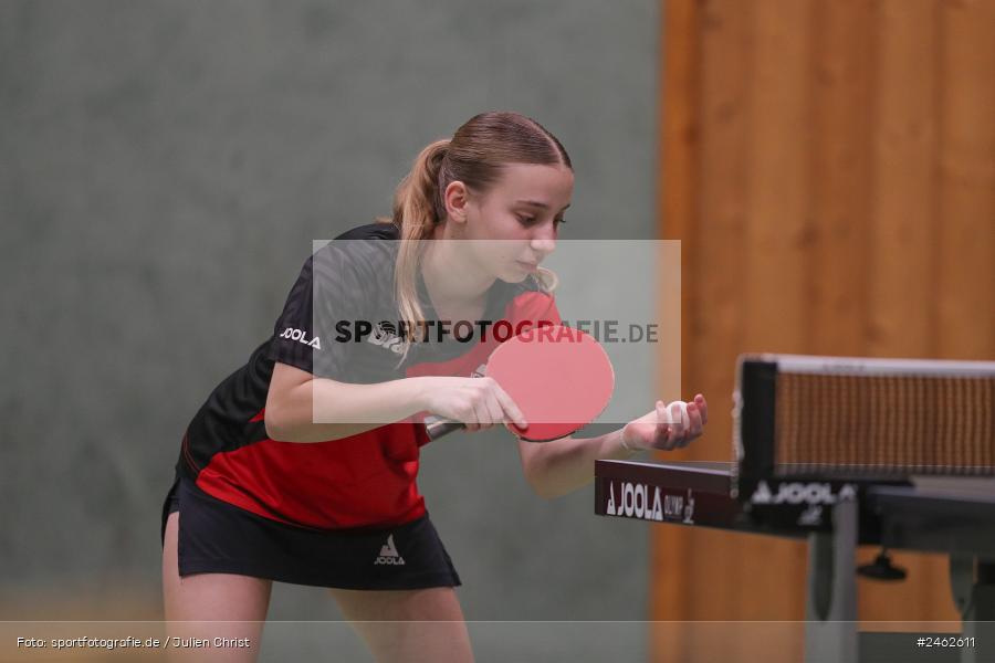 Vereinsheim, Wombach, 25.01.2025, sport, action, Damen Verbandsoberliga Nord, Tischtennis, SB Versbach, RV Viktoria Wombach III - Bild-ID: 2462611