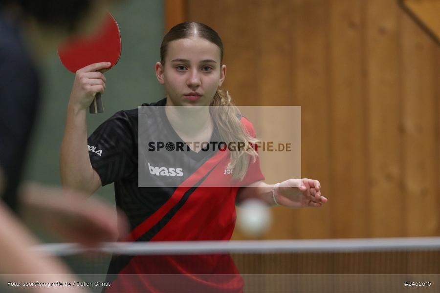 Vereinsheim, Wombach, 25.01.2025, sport, action, Damen Verbandsoberliga Nord, Tischtennis, SB Versbach, RV Viktoria Wombach III - Bild-ID: 2462615 Vereinsheim, Wombach, 25.01.2025, sport, action, Damen Verbandsoberliga Nord, Tischtennis, SB Versbach, RV Viktoria Wombach III - Bild-ID: 2462615