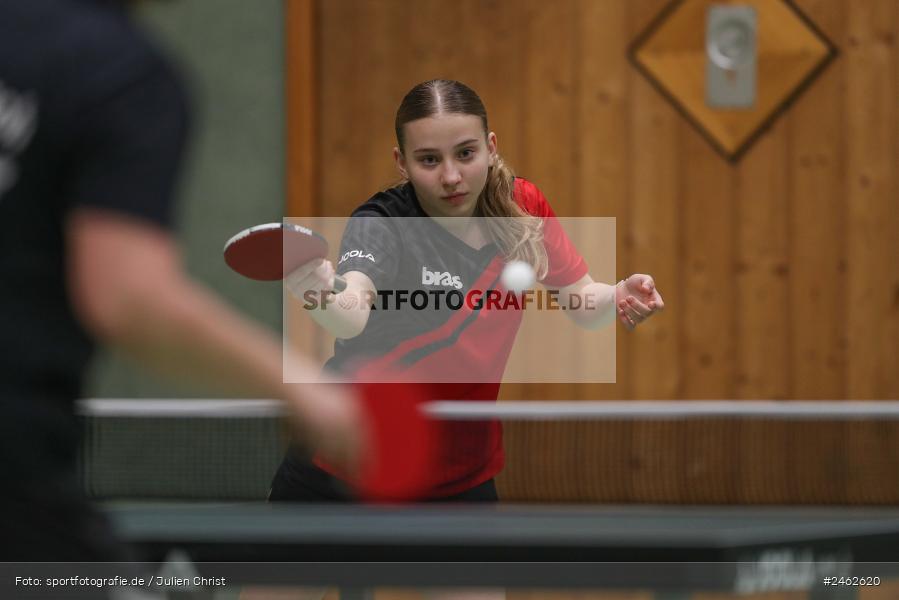 Vereinsheim, Wombach, 25.01.2025, sport, action, Damen Verbandsoberliga Nord, Tischtennis, SB Versbach, RV Viktoria Wombach III - Bild-ID: 2462620 Vereinsheim, Wombach, 25.01.2025, sport, action, Damen Verbandsoberliga Nord, Tischtennis, SB Versbach, RV Viktoria Wombach III - Bild-ID: 2462620