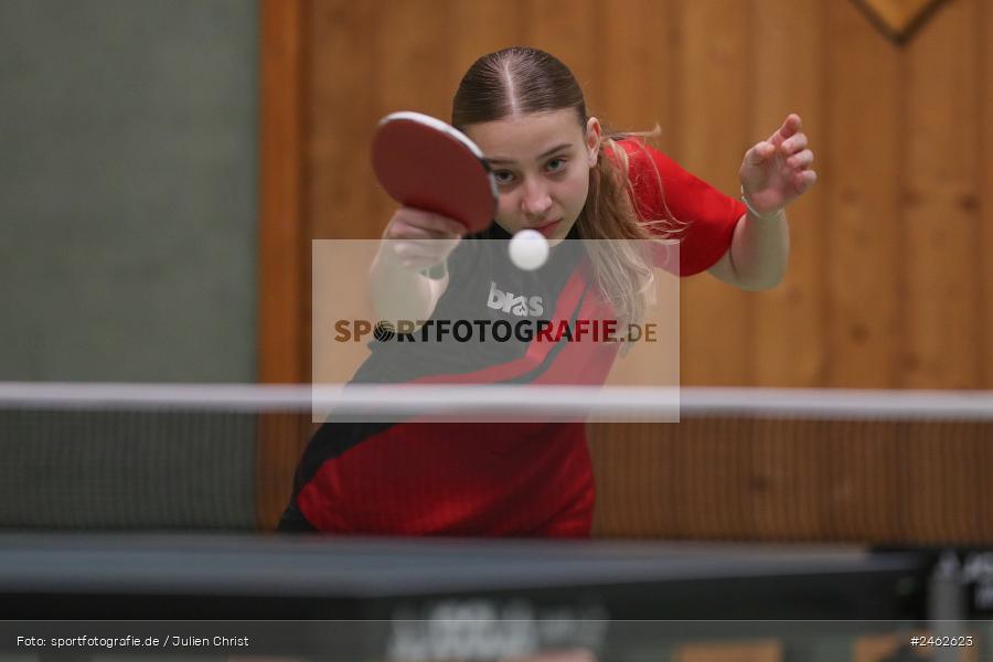 Vereinsheim, Wombach, 25.01.2025, sport, action, Damen Verbandsoberliga Nord, Tischtennis, SB Versbach, RV Viktoria Wombach III - Bild-ID: 2462623