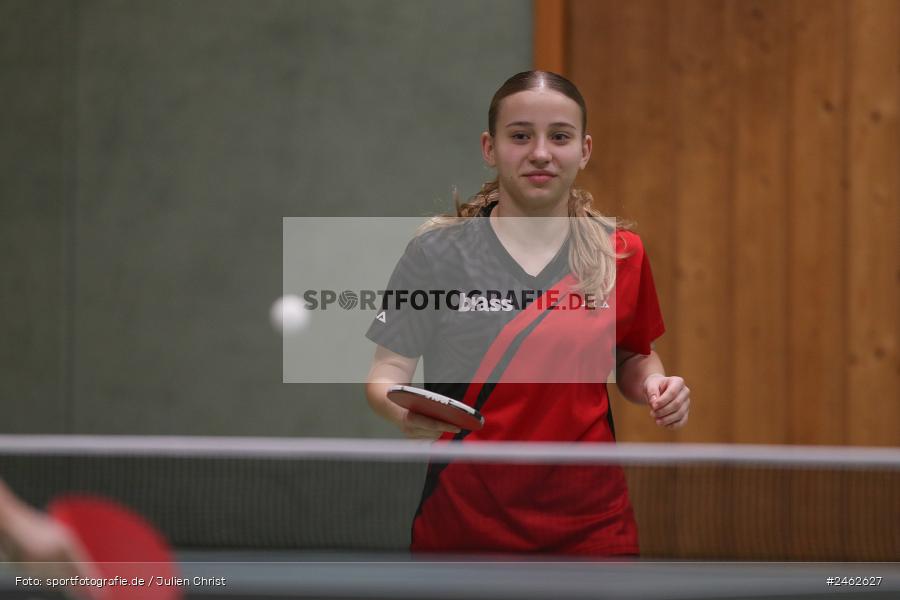 Vereinsheim, Wombach, 25.01.2025, sport, action, Damen Verbandsoberliga Nord, Tischtennis, SB Versbach, RV Viktoria Wombach III - Bild-ID: 2462627