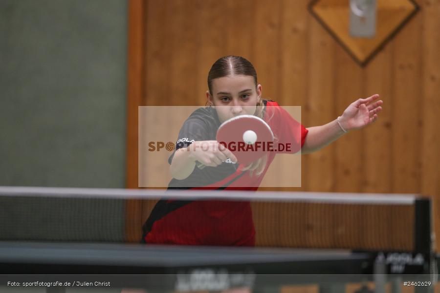 Vereinsheim, Wombach, 25.01.2025, sport, action, Damen Verbandsoberliga Nord, Tischtennis, SB Versbach, RV Viktoria Wombach III - Bild-ID: 2462629