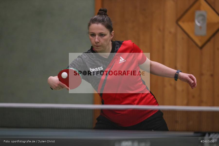 Vereinsheim, Wombach, 25.01.2025, sport, action, Damen Verbandsoberliga Nord, Tischtennis, SB Versbach, RV Viktoria Wombach III - Bild-ID: 2462636