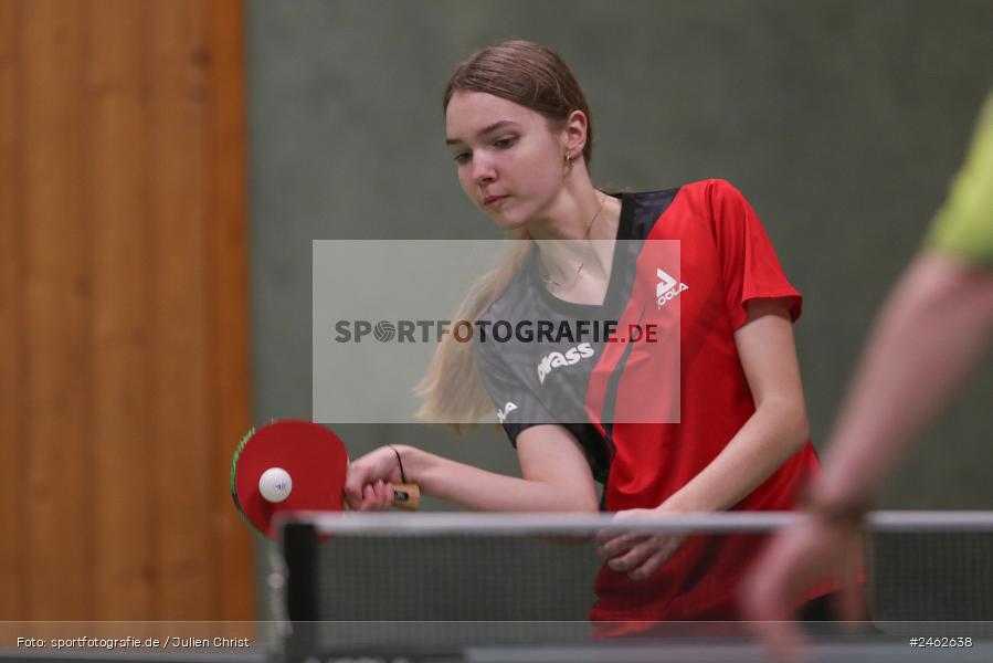 Vereinsheim, Wombach, 25.01.2025, sport, action, Damen Verbandsoberliga Nord, Tischtennis, SB Versbach, RV Viktoria Wombach III - Bild-ID: 2462638 Vereinsheim, Wombach, 25.01.2025, sport, action, Damen Verbandsoberliga Nord, Tischtennis, SB Versbach, RV Viktoria Wombach III - Bild-ID: 2462638