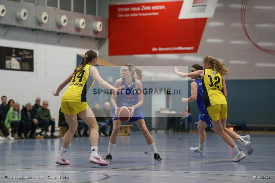sport, action, TVM, TV Marktheidenfeld, TS Jahn München, Regionalliga Damen HR-Nord, Play-Offs, Marktheidenfeld, JAH, Hans-Wilhelm-Renkhoff-Halle, Basketball, 25.01.2025 - Bild-ID: 2462651