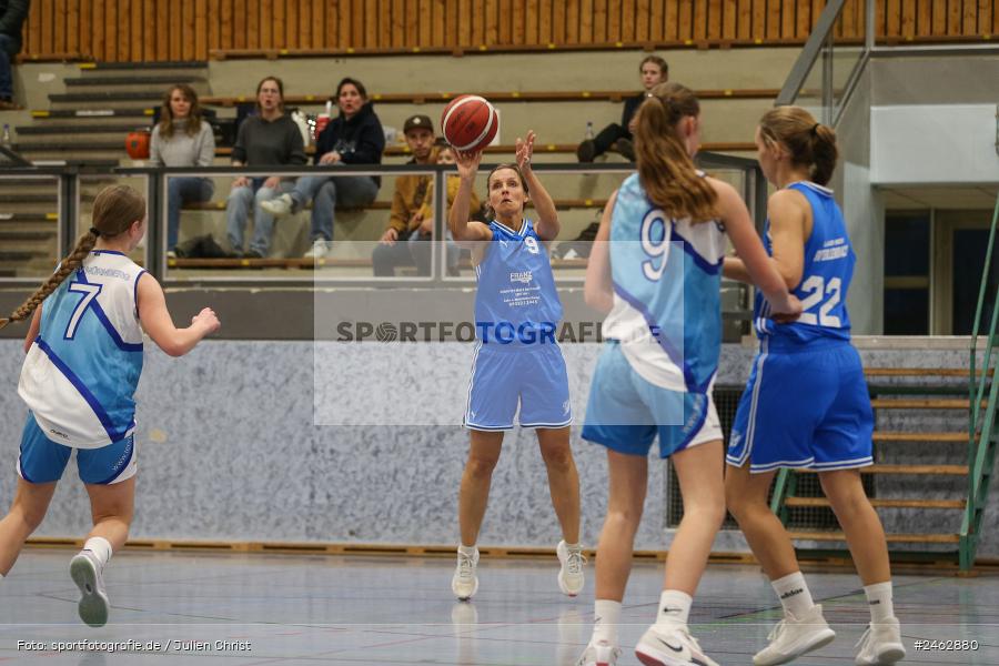sport, action, SVE, SV Erlenbach Black Bees, Post SV Nürnberg, PSV, Marktheidenfeld, Main-Spessart-Halle, Bayernliga Nord Damen, Basketball, 25.01.2025 - Bild-ID: 2462880