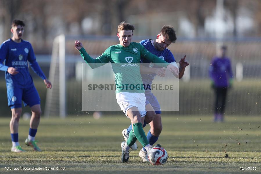 Sachs-Stadion (Nebenplatz 9), Schweinfurt, 01.02.2025, sport, action, BFV, Fussball, Landesfreundschaftsspiele, Bayernliga Nord, Regionalliga Bayern, WFV, FCS, Würzburger FV 04, 1. FC Schweinfurt 1905 - Bild-ID: 2463038