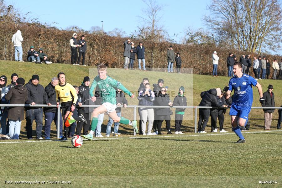 sport, action, Würzburger FV 04, WFV, Schweinfurt, Sachs-Stadion (Nebenplatz 9), Regionalliga Bayern, Landesfreundschaftsspiele, Fussball, FCS, Bayernliga Nord, BFV, 1. FC Schweinfurt 1905, 01.02.2025 - Bild-ID: 2463054