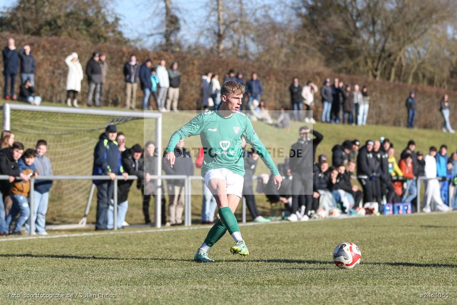 sport, action, Würzburger FV 04, WFV, Schweinfurt, Sachs-Stadion (Nebenplatz 9), Regionalliga Bayern, Landesfreundschaftsspiele, Fussball, FCS, Bayernliga Nord, BFV, 1. FC Schweinfurt 1905, 01.02.2025 - Bild-ID: 2463055