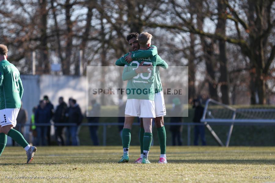 sport, action, Würzburger FV 04, WFV, Schweinfurt, Sachs-Stadion (Nebenplatz 9), Regionalliga Bayern, Landesfreundschaftsspiele, Fussball, FCS, Bayernliga Nord, BFV, 1. FC Schweinfurt 1905, 01.02.2025 - Bild-ID: 2463095