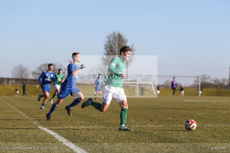 sport, action, Würzburger FV 04, WFV, Schweinfurt, Sachs-Stadion (Nebenplatz 9), Regionalliga Bayern, Landesfreundschaftsspiele, Fussball, FCS, Bayernliga Nord, BFV, 1. FC Schweinfurt 1905, 01.02.2025 - Bild-ID: 2463099