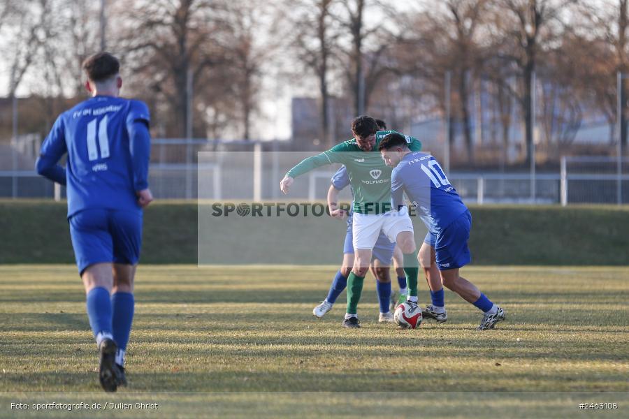 sport, action, Würzburger FV 04, WFV, Schweinfurt, Sachs-Stadion (Nebenplatz 9), Regionalliga Bayern, Landesfreundschaftsspiele, Fussball, FCS, Bayernliga Nord, BFV, 1. FC Schweinfurt 1905, 01.02.2025 - Bild-ID: 2463108