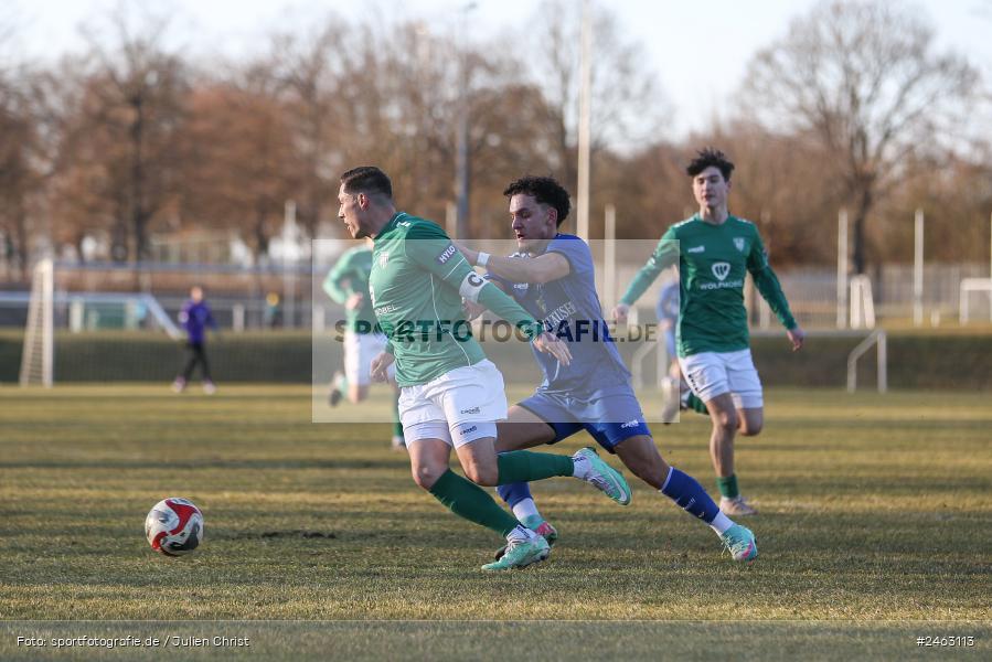 sport, action, Würzburger FV 04, WFV, Schweinfurt, Sachs-Stadion (Nebenplatz 9), Regionalliga Bayern, Landesfreundschaftsspiele, Fussball, FCS, Bayernliga Nord, BFV, 1. FC Schweinfurt 1905, 01.02.2025 - Bild-ID: 2463113