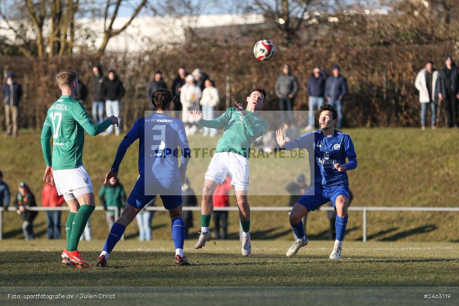 sport, action, Würzburger FV 04, WFV, Schweinfurt, Sachs-Stadion (Nebenplatz 9), Regionalliga Bayern, Landesfreundschaftsspiele, Fussball, FCS, Bayernliga Nord, BFV, 1. FC Schweinfurt 1905, 01.02.2025 - Bild-ID: 2463119