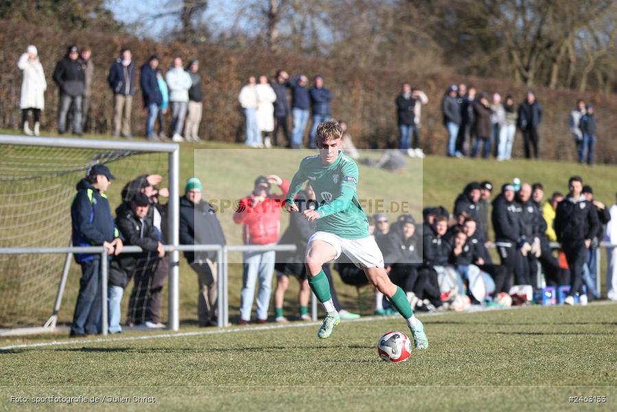 sport, action, Würzburger FV 04, WFV, Schweinfurt, Sachs-Stadion (Nebenplatz 9), Regionalliga Bayern, Landesfreundschaftsspiele, Fussball, FCS, Bayernliga Nord, BFV, 1. FC Schweinfurt 1905, 01.02.2025 - Bild-ID: 2463133
