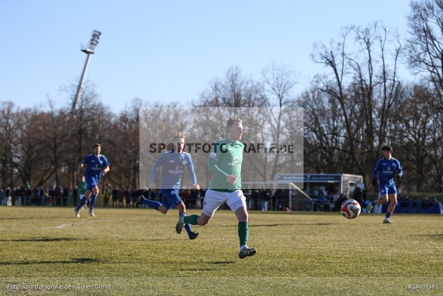 sport, action, Würzburger FV 04, WFV, Schweinfurt, Sachs-Stadion (Nebenplatz 9), Regionalliga Bayern, Landesfreundschaftsspiele, Fussball, FCS, Bayernliga Nord, BFV, 1. FC Schweinfurt 1905, 01.02.2025 - Bild-ID: 2463139