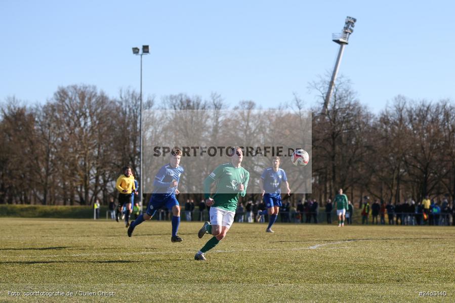 sport, action, Würzburger FV 04, WFV, Schweinfurt, Sachs-Stadion (Nebenplatz 9), Regionalliga Bayern, Landesfreundschaftsspiele, Fussball, FCS, Bayernliga Nord, BFV, 1. FC Schweinfurt 1905, 01.02.2025 - Bild-ID: 2463140