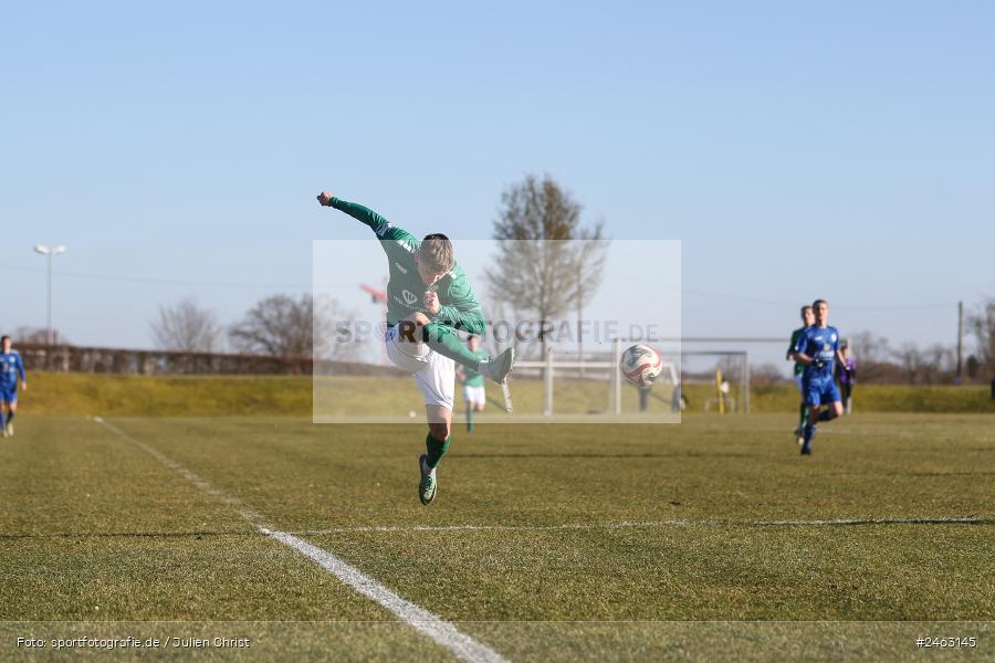 sport, action, Würzburger FV 04, WFV, Schweinfurt, Sachs-Stadion (Nebenplatz 9), Regionalliga Bayern, Landesfreundschaftsspiele, Fussball, FCS, Bayernliga Nord, BFV, 1. FC Schweinfurt 1905, 01.02.2025 - Bild-ID: 2463145