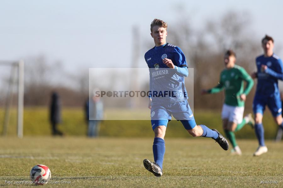 sport, action, Würzburger FV 04, WFV, Schweinfurt, Sachs-Stadion (Nebenplatz 9), Regionalliga Bayern, Landesfreundschaftsspiele, Fussball, FCS, Bayernliga Nord, BFV, 1. FC Schweinfurt 1905, 01.02.2025 - Bild-ID: 2463160