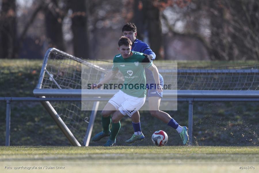 sport, action, Würzburger FV 04, WFV, Schweinfurt, Sachs-Stadion (Nebenplatz 9), Regionalliga Bayern, Landesfreundschaftsspiele, Fussball, FCS, Bayernliga Nord, BFV, 1. FC Schweinfurt 1905, 01.02.2025 - Bild-ID: 2463176