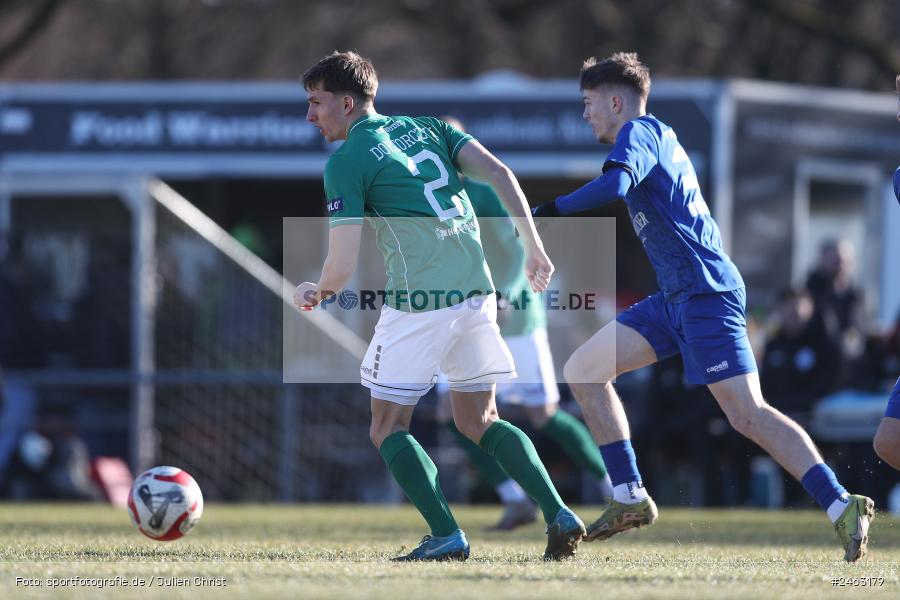 sport, action, Würzburger FV 04, WFV, Schweinfurt, Sachs-Stadion (Nebenplatz 9), Regionalliga Bayern, Landesfreundschaftsspiele, Fussball, FCS, Bayernliga Nord, BFV, 1. FC Schweinfurt 1905, 01.02.2025 - Bild-ID: 2463179