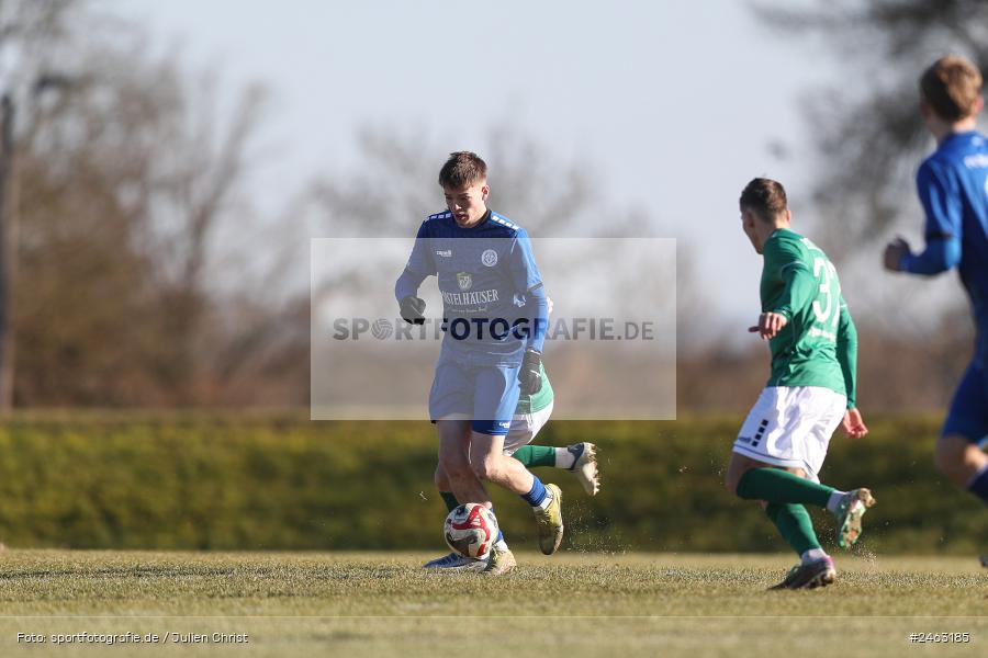 sport, action, Würzburger FV 04, WFV, Schweinfurt, Sachs-Stadion (Nebenplatz 9), Regionalliga Bayern, Landesfreundschaftsspiele, Fussball, FCS, Bayernliga Nord, BFV, 1. FC Schweinfurt 1905, 01.02.2025 - Bild-ID: 2463185