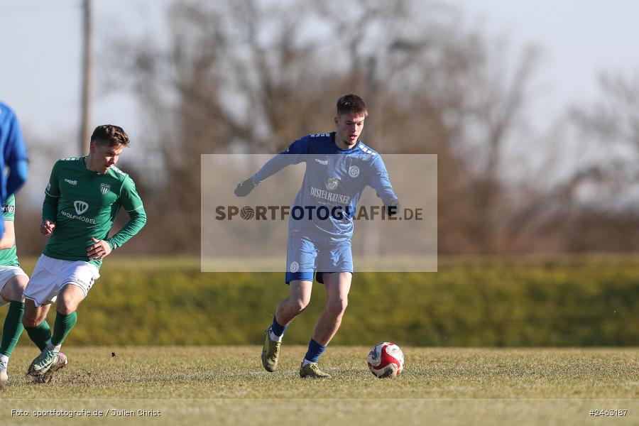 sport, action, Würzburger FV 04, WFV, Schweinfurt, Sachs-Stadion (Nebenplatz 9), Regionalliga Bayern, Landesfreundschaftsspiele, Fussball, FCS, Bayernliga Nord, BFV, 1. FC Schweinfurt 1905, 01.02.2025 - Bild-ID: 2463187