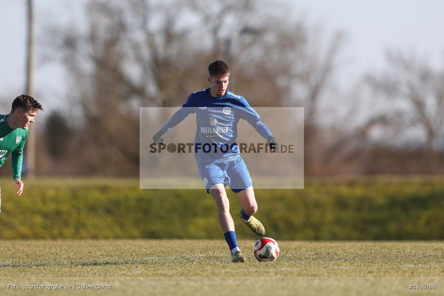 sport, action, Würzburger FV 04, WFV, Schweinfurt, Sachs-Stadion (Nebenplatz 9), Regionalliga Bayern, Landesfreundschaftsspiele, Fussball, FCS, Bayernliga Nord, BFV, 1. FC Schweinfurt 1905, 01.02.2025 - Bild-ID: 2463188