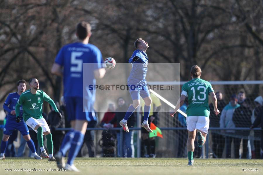 sport, action, Würzburger FV 04, WFV, Schweinfurt, Sachs-Stadion (Nebenplatz 9), Regionalliga Bayern, Landesfreundschaftsspiele, Fussball, FCS, Bayernliga Nord, BFV, 1. FC Schweinfurt 1905, 01.02.2025 - Bild-ID: 2463205