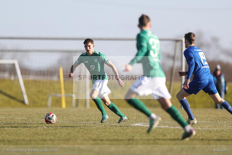 sport, action, Würzburger FV 04, WFV, Schweinfurt, Sachs-Stadion (Nebenplatz 9), Regionalliga Bayern, Landesfreundschaftsspiele, Fussball, FCS, Bayernliga Nord, BFV, 1. FC Schweinfurt 1905, 01.02.2025 - Bild-ID: 2463207