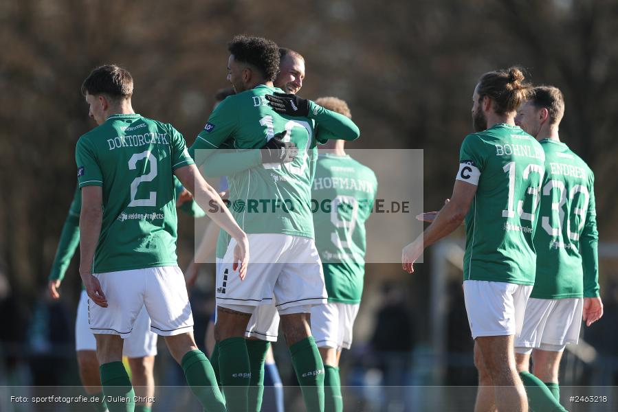 sport, action, Würzburger FV 04, WFV, Schweinfurt, Sachs-Stadion (Nebenplatz 9), Regionalliga Bayern, Landesfreundschaftsspiele, Fussball, FCS, Bayernliga Nord, BFV, 1. FC Schweinfurt 1905, 01.02.2025 - Bild-ID: 2463218