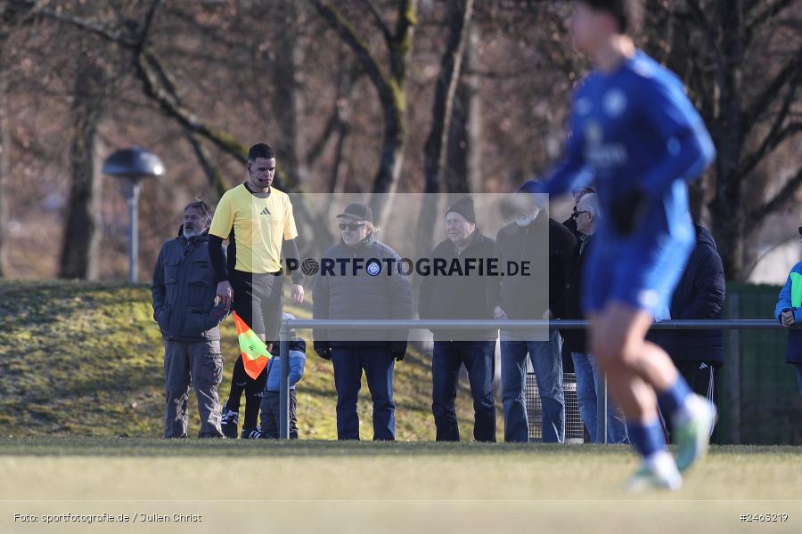 sport, action, Würzburger FV 04, WFV, Schweinfurt, Sachs-Stadion (Nebenplatz 9), Regionalliga Bayern, Landesfreundschaftsspiele, Fussball, FCS, Bayernliga Nord, BFV, 1. FC Schweinfurt 1905, 01.02.2025 - Bild-ID: 2463219