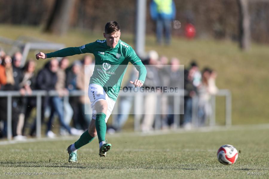 sport, action, Würzburger FV 04, WFV, Schweinfurt, Sachs-Stadion (Nebenplatz 9), Regionalliga Bayern, Landesfreundschaftsspiele, Fussball, FCS, Bayernliga Nord, BFV, 1. FC Schweinfurt 1905, 01.02.2025 - Bild-ID: 2463220