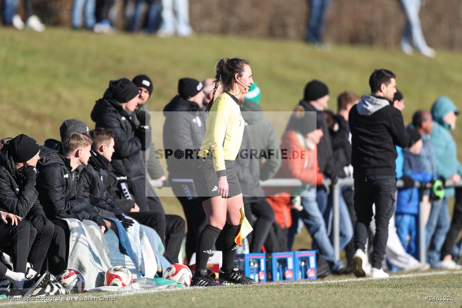 sport, action, Würzburger FV 04, WFV, Schweinfurt, Sachs-Stadion (Nebenplatz 9), Regionalliga Bayern, Landesfreundschaftsspiele, Fussball, FCS, Bayernliga Nord, BFV, 1. FC Schweinfurt 1905, 01.02.2025 - Bild-ID: 2463226