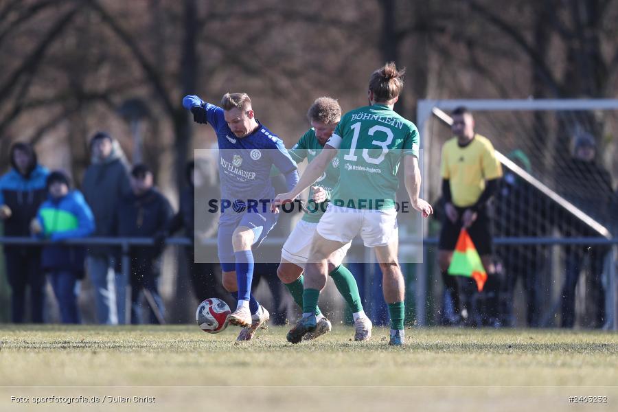 sport, action, Würzburger FV 04, WFV, Schweinfurt, Sachs-Stadion (Nebenplatz 9), Regionalliga Bayern, Landesfreundschaftsspiele, Fussball, FCS, Bayernliga Nord, BFV, 1. FC Schweinfurt 1905, 01.02.2025 - Bild-ID: 2463232