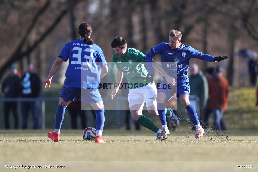 sport, action, Würzburger FV 04, WFV, Schweinfurt, Sachs-Stadion (Nebenplatz 9), Regionalliga Bayern, Landesfreundschaftsspiele, Fussball, FCS, Bayernliga Nord, BFV, 1. FC Schweinfurt 1905, 01.02.2025 - Bild-ID: 2463234